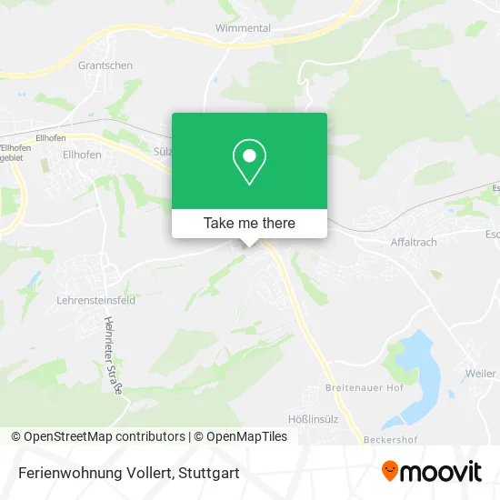 Карта Ferienwohnung Vollert