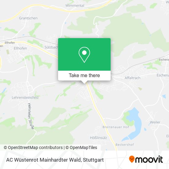AC Wüstenrot Mainhardter Wald map