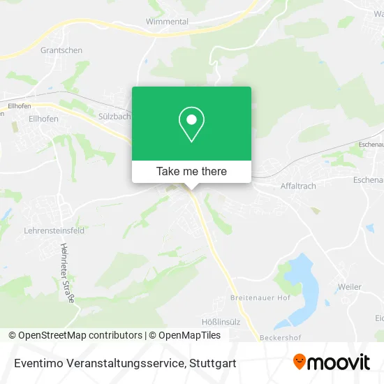 Карта Eventimo Veranstaltungsservice