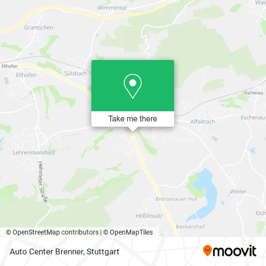 Карта Auto Center Brenner