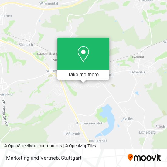 Marketing und Vertrieb map