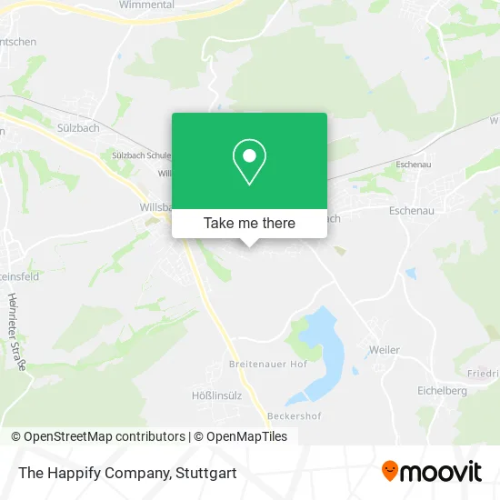 Карта The Happify Company