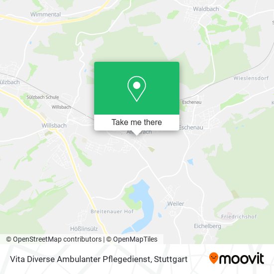 Vita Diverse Ambulanter Pflegedienst map