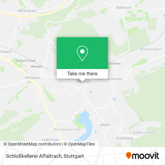 Schloßkellerei Affaltrach map