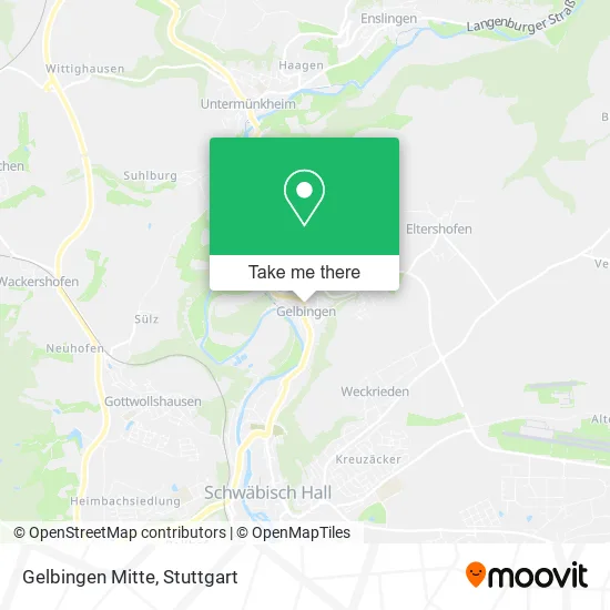 Карта Gelbingen Mitte