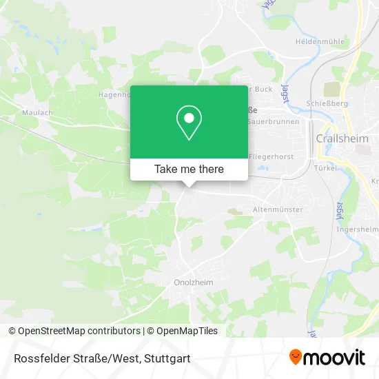Карта Rossfelder Straße/West