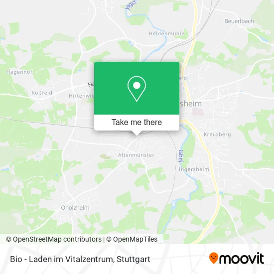 Карта Bio - Laden im Vitalzentrum