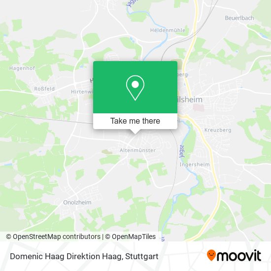 Domenic Haag Direktion Haag map