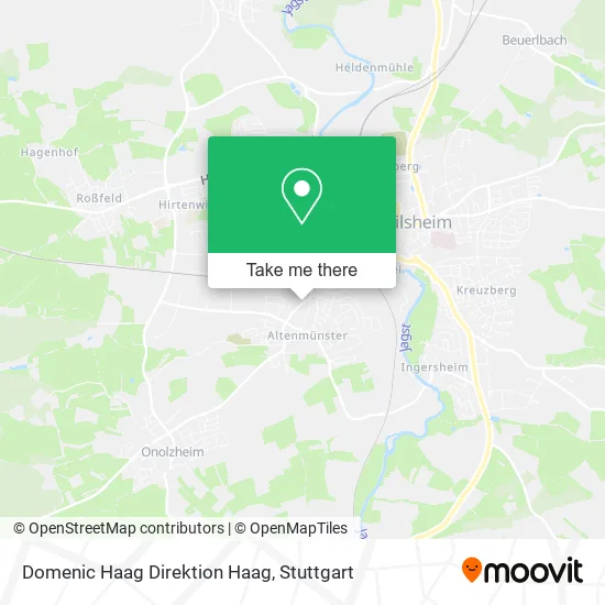 Карта Domenic Haag Direktion Haag