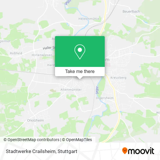 Карта Stadtwerke Crailsheim