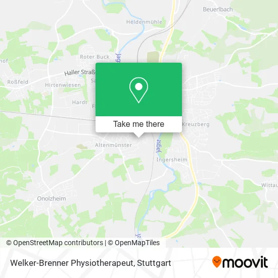 Карта Welker-Brenner Physiotherapeut