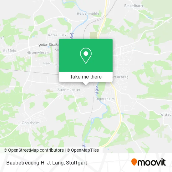 Карта Baubetreuung H. J. Lang