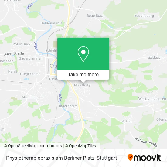 Карта Physiotherapiepraxis am Berliner Platz