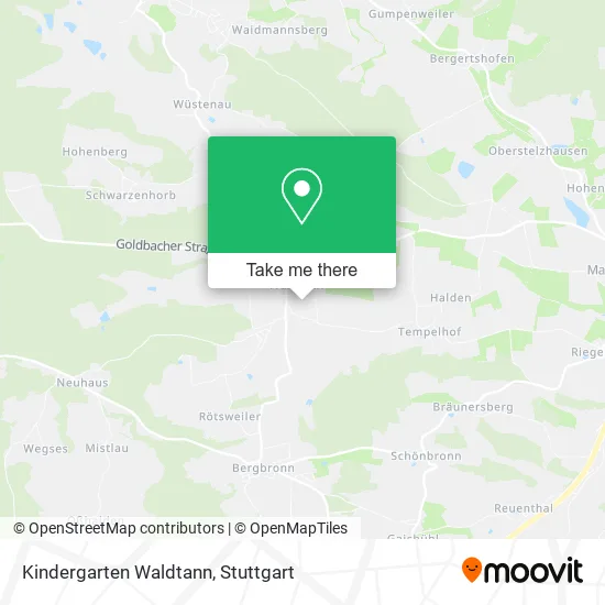 Карта Kindergarten Waldtann