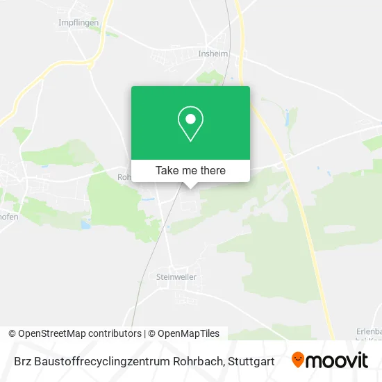 Карта Brz Baustoffrecyclingzentrum Rohrbach