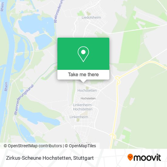 Zirkus-Scheune Hochstetten map