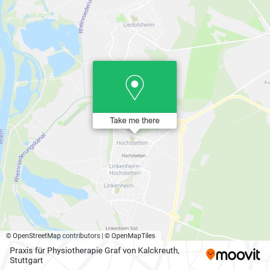 Praxis für Physiotherapie Graf von Kalckreuth map