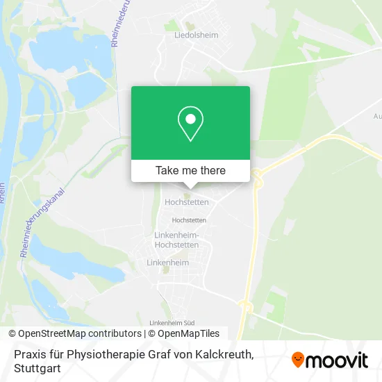 Карта Praxis für Physiotherapie Graf von Kalckreuth