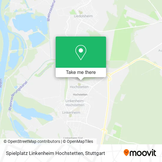 Карта Spielplatz Linkenheim Hochstetten