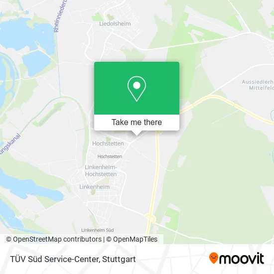 Карта TÜV Süd Service-Center