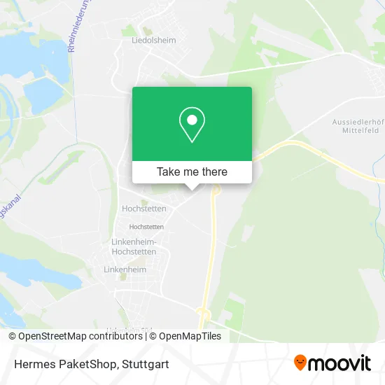 Карта Hermes PaketShop