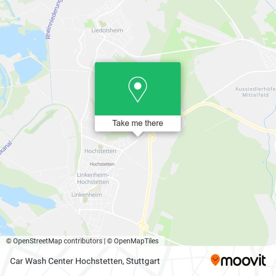 Car Wash Center Hochstetten map