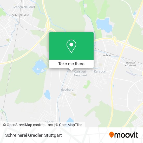 Карта Schreinerei Gredler