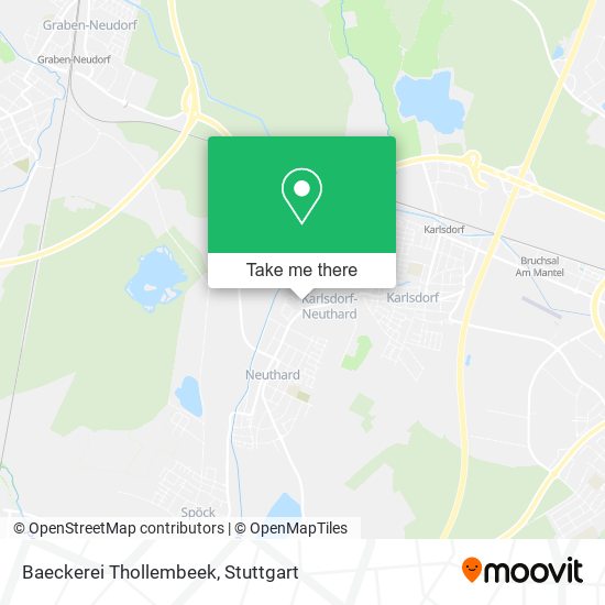 Baeckerei Thollembeek map