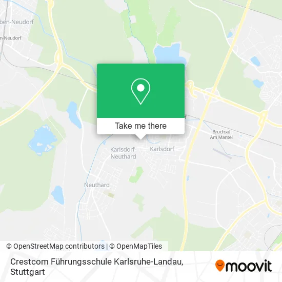 Карта Crestcom Führungsschule Karlsruhe-Landau