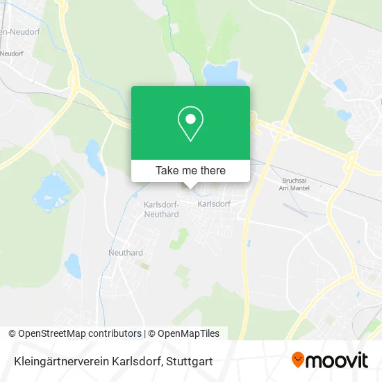 Карта Kleingärtnerverein Karlsdorf
