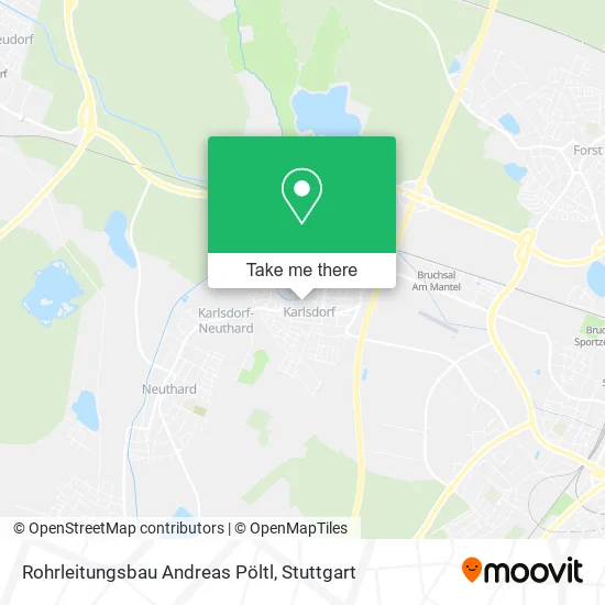 Карта Rohrleitungsbau Andreas Pöltl