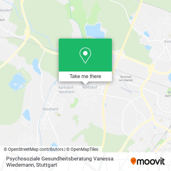 Psychosoziale Gesundheitsberatung Vanessa Wiedemann map