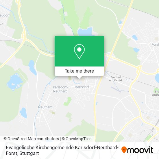 Evangelische Kirchengemeinde Karlsdorf-Neuthard-Forst map