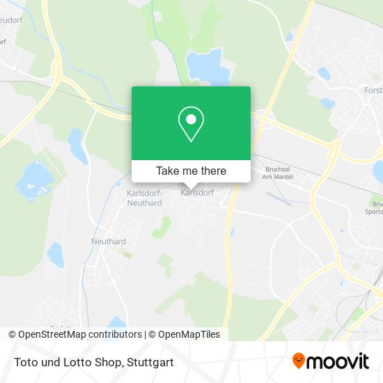 Карта Toto und Lotto Shop
