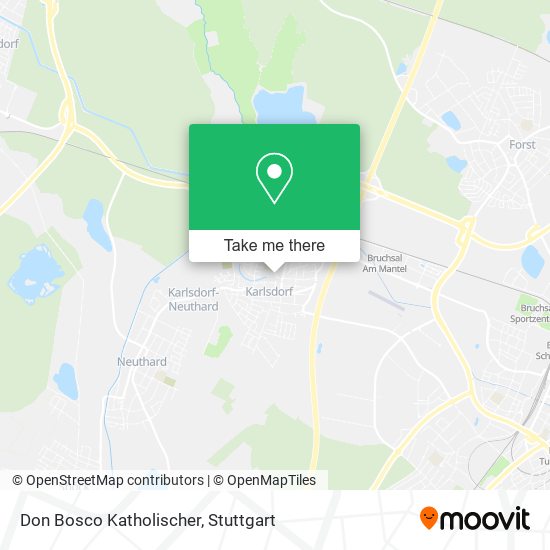 Don Bosco Katholischer map