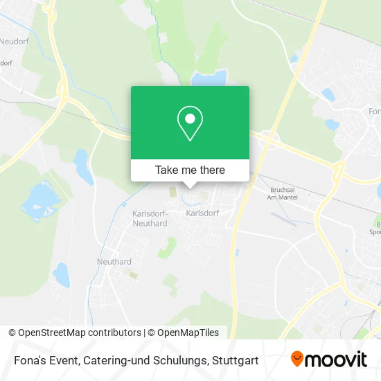 Карта Fona's Event, Catering-und Schulungs