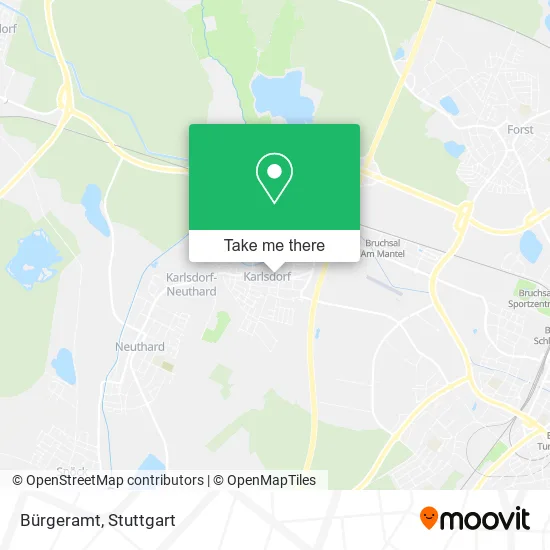 Карта Bürgeramt