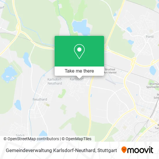 Карта Gemeindeverwaltung Karlsdorf-Neuthard