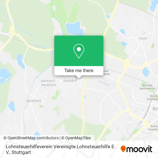 Карта Lohnsteuerhilfeverein Vereinigte Lohnsteuerhilfe E. V.