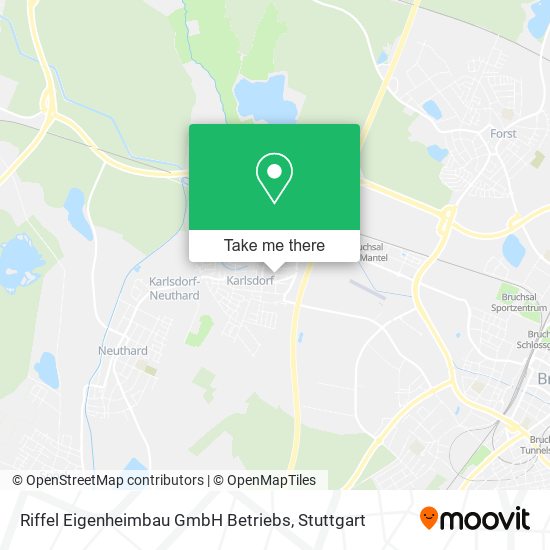 Riffel Eigenheimbau GmbH Betriebs map