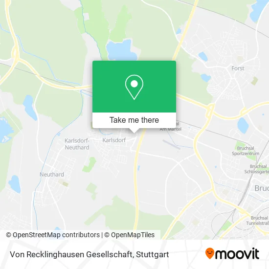 Карта Von Recklinghausen Gesellschaft
