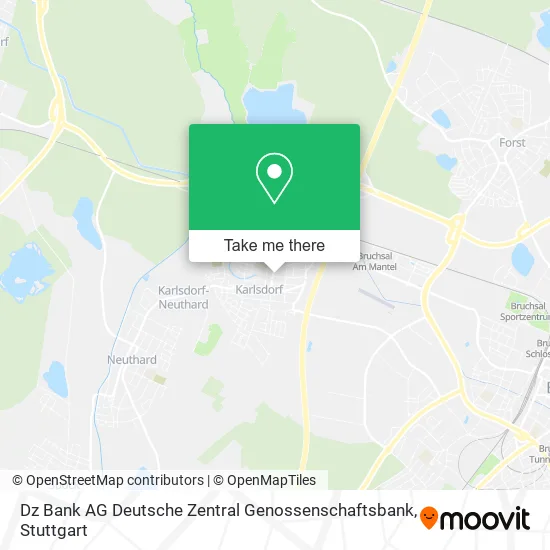 Карта Dz Bank AG Deutsche Zentral Genossenschaftsbank