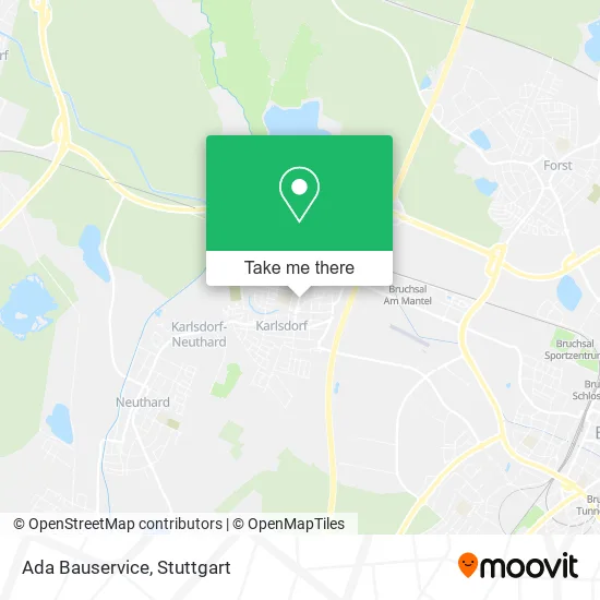 Карта Ada Bauservice