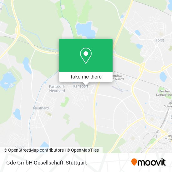 Gdc GmbH Gesellschaft map