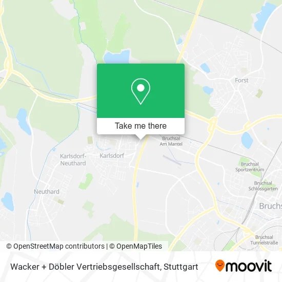 Карта Wacker + Döbler Vertriebsgesellschaft