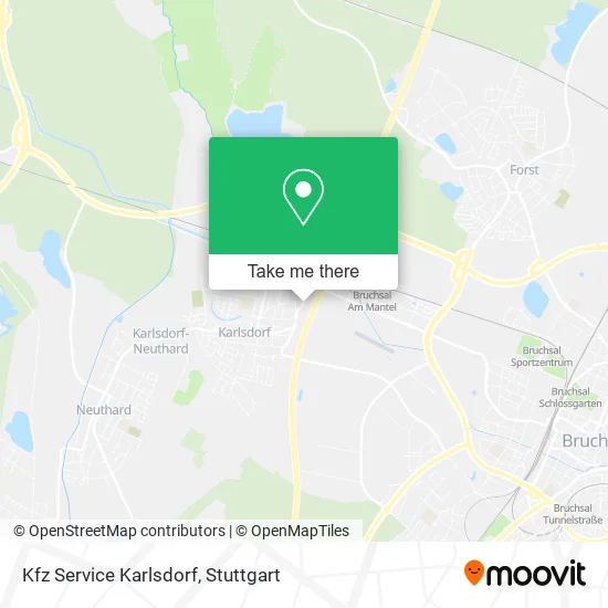 Карта Kfz Service Karlsdorf