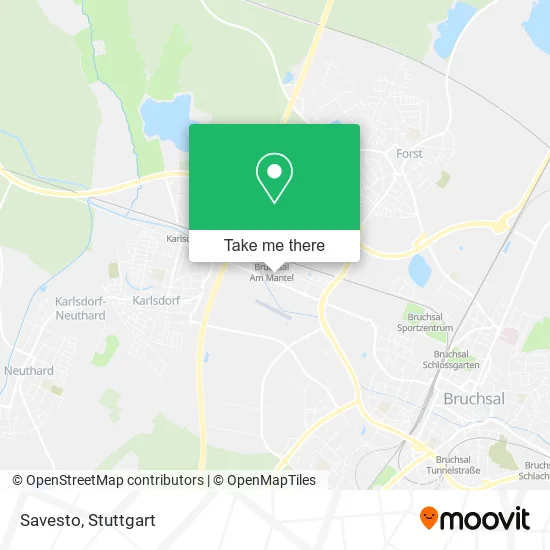 Карта Savesto