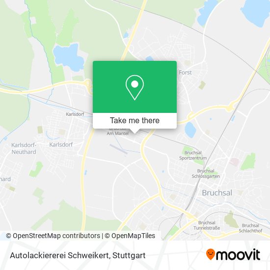 Autolackiererei Schweikert map
