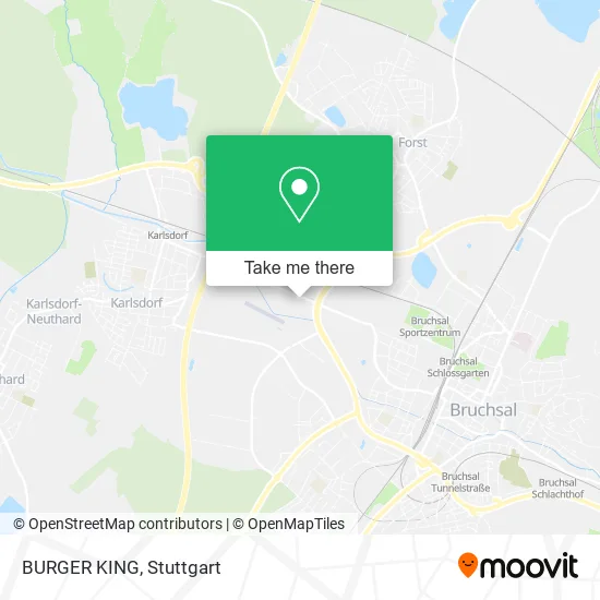 Карта BURGER KING