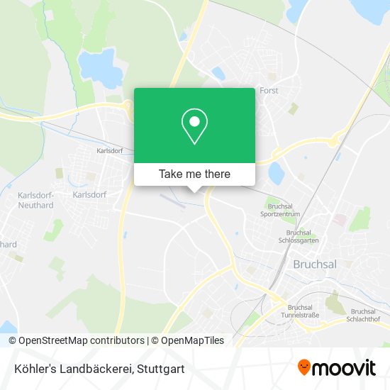 Köhler's Landbäckerei map